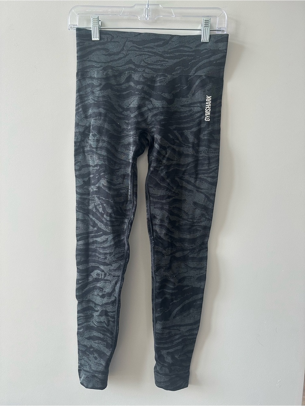 Gymshark Black Zebra Print Seamless Leggings